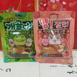 韓國 SEOJU 青蛙 造型 軟糖 (紅葡萄&青葡萄) 韓國 SEOJU 貓掌 造型 軟糖 (荔枝&葡萄柚)