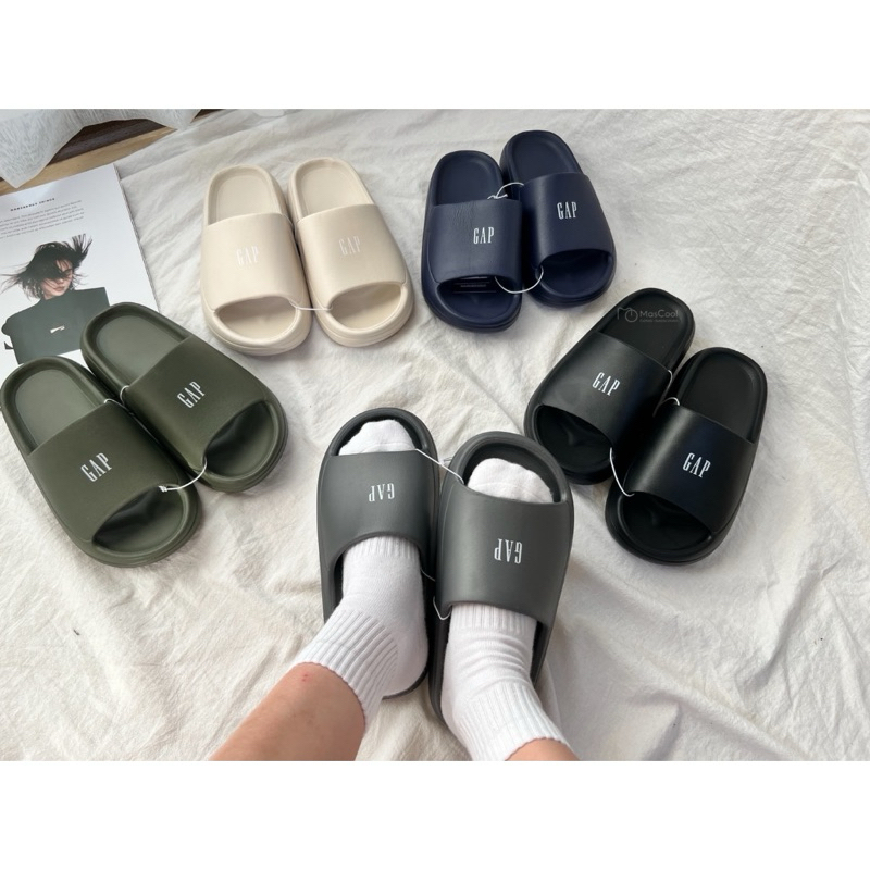 gap 小logo拖鞋 Yeezy slide平替 踩屎感拖鞋 防水拖鞋 全新含吊牌 韓國直送 現貨