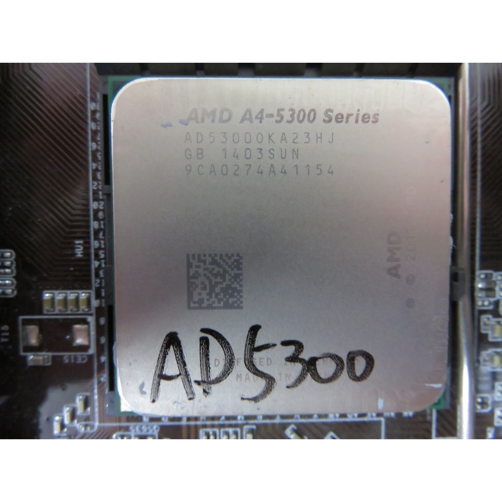 C.AMD CPU-A4-5300 3.4G 1M AD5300OKA23HJ 雙核雙線 65W 直購價80