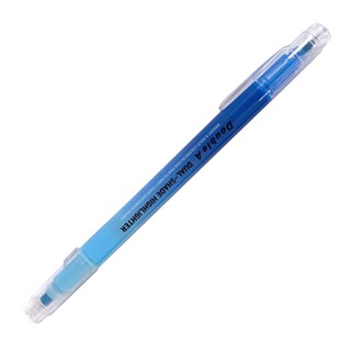 DOUBLE A 雙頭螢光筆-螢光藍與淡藍 墊腳石購物網