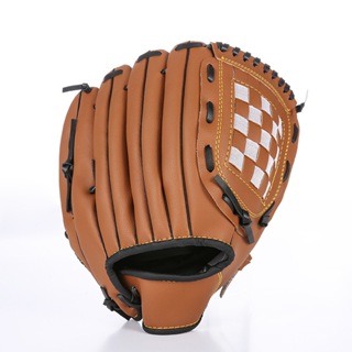 MACRO GIANT 荔枝紋加厚棒球手套 右手用 駝色 內野投手棒球手套 柔軟舒適觸感 棕色