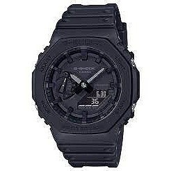 CASIO 卡西歐 G-SHOCK 耐衝擊八角雙顯電子錶- GA-2100-1A1DR【神梭鐘錶】