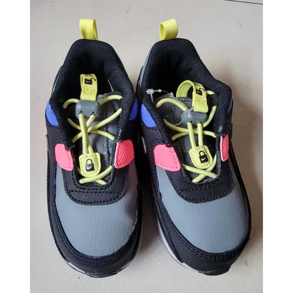 【全新】💖 Nike 休閒鞋 Air Max 90 Toggle 童鞋 氣墊 舒適 避震 抽繩鞋帶 中童