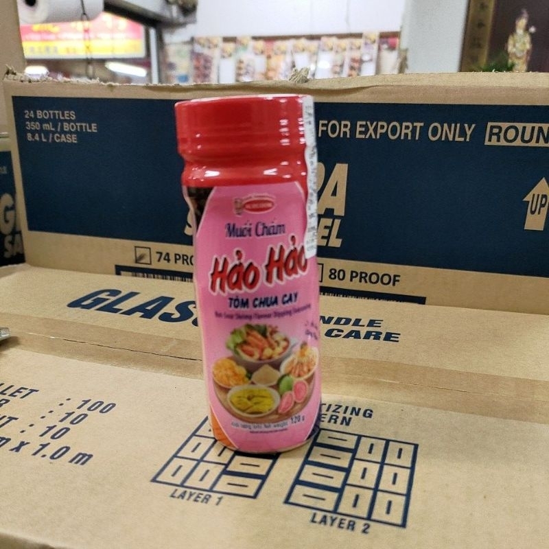 Hao Hao 蝦鹽 好好鹽 醃製水果 調味水果好幫手 120克