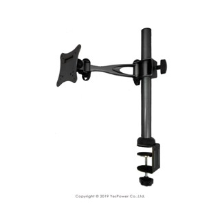 【含稅】LCD-28 14-24吋桌上型單截手臂液晶電視架 俯仰角度調整/螢幕360度旋轉/承重12kg/臺灣製造