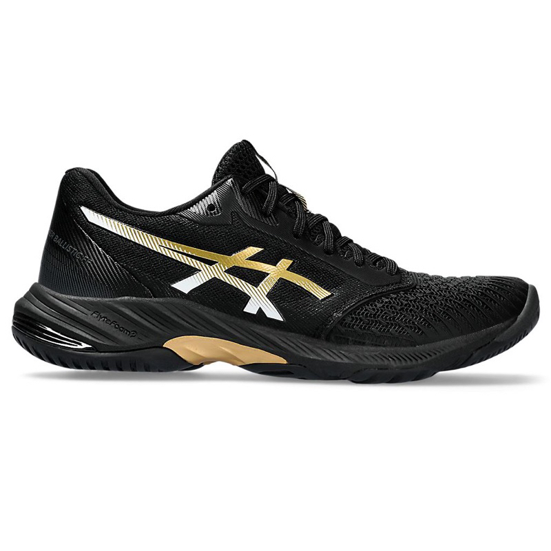 大灌體育👟亞瑟士 asics NETBURNER BALLISTIC FF 3 女 排球鞋 1052A069-004黑金