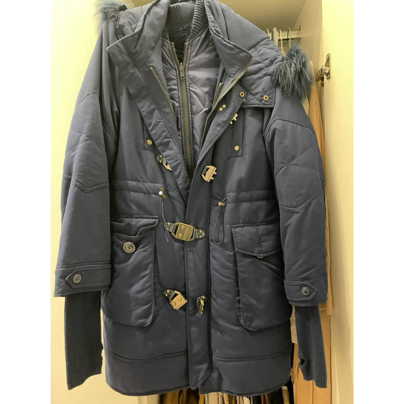 ［二手］SLY N3B 綻藍 保暖軍裝外套2號（日本購入9成新）