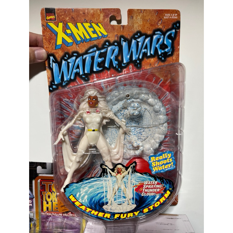 老物 1997年 toybiz 漫威 marvel  water wars系列 暴風女 風暴女 冰人 x戰警