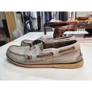 Sperry灰色真皮帆船鞋 US9.5 八成新