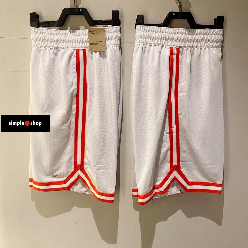 【Simple Shop】NIKE DNA 籃球褲 運動短褲 基本款 球褲 白橘色 太陽隊配色 FN2652-121