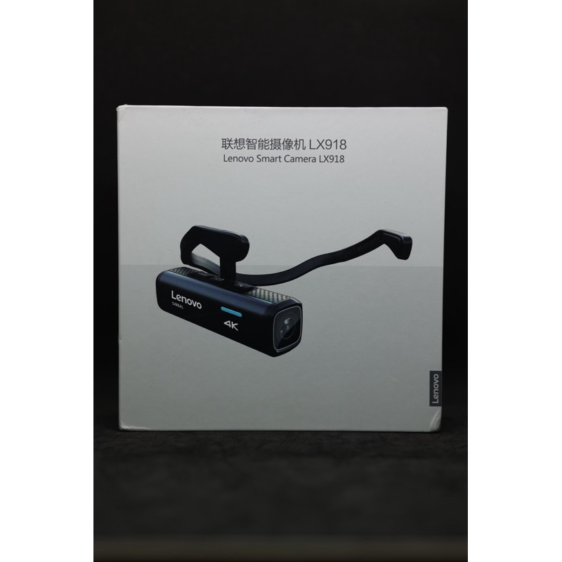 二手 聯想Lenovo-LX918頭戴式 高清運動相機 4k智能防抖 穿戴式微小型記錄器