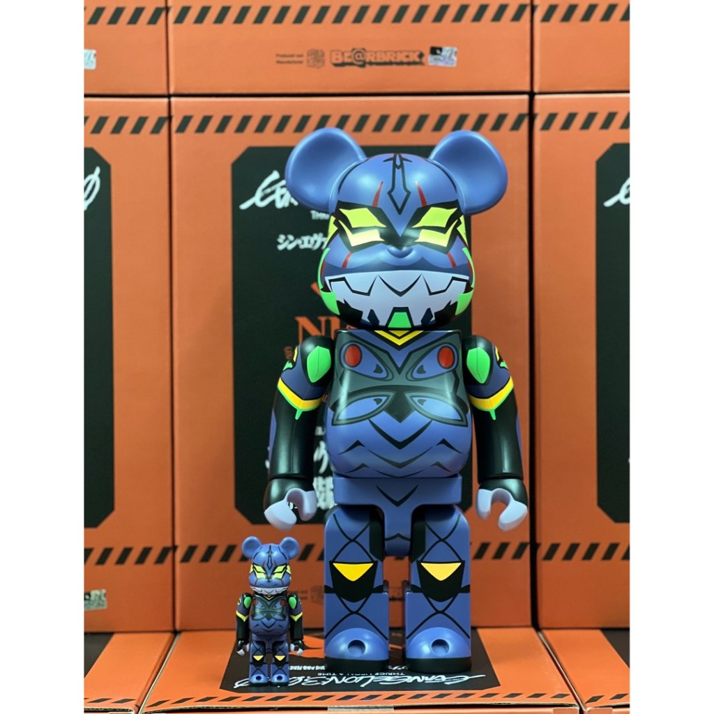 第13号機 新世紀福音戰士 BE@RBRICK EVANGELION EVA 新塗装版 100%+400% 現貨不用等