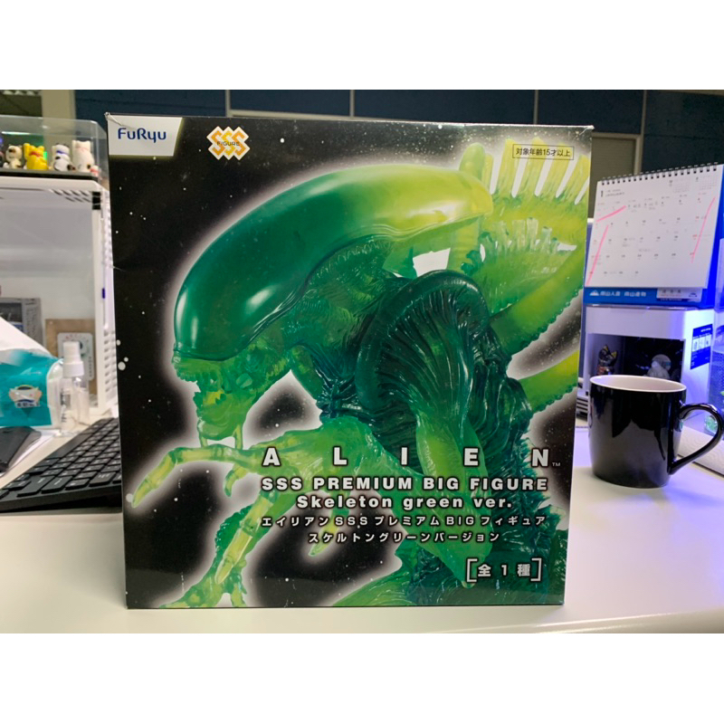 FuRyu Alien 異形 綠透版 Skeleton green Ver.