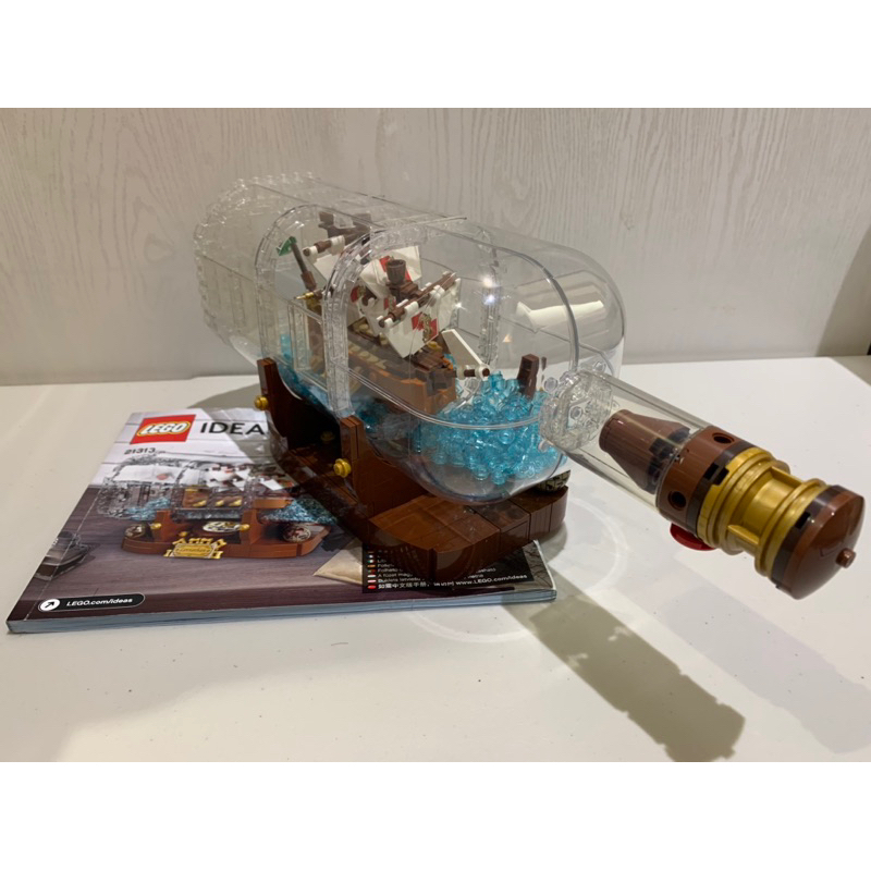 LEGO 樂高 Ideas 創意系列 Ship in a Bottle 瓶中船 21313