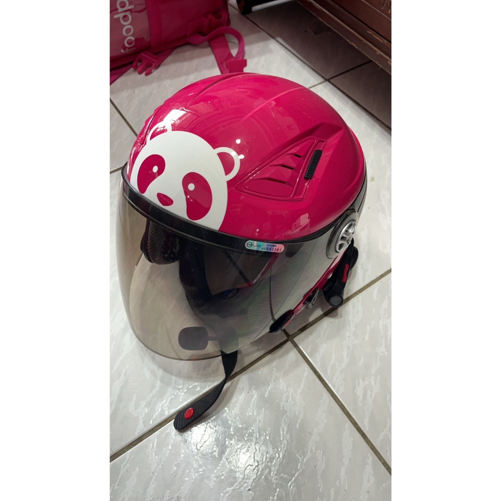二手 三代熊貓安全帽加藍芽耳機（M3S)
