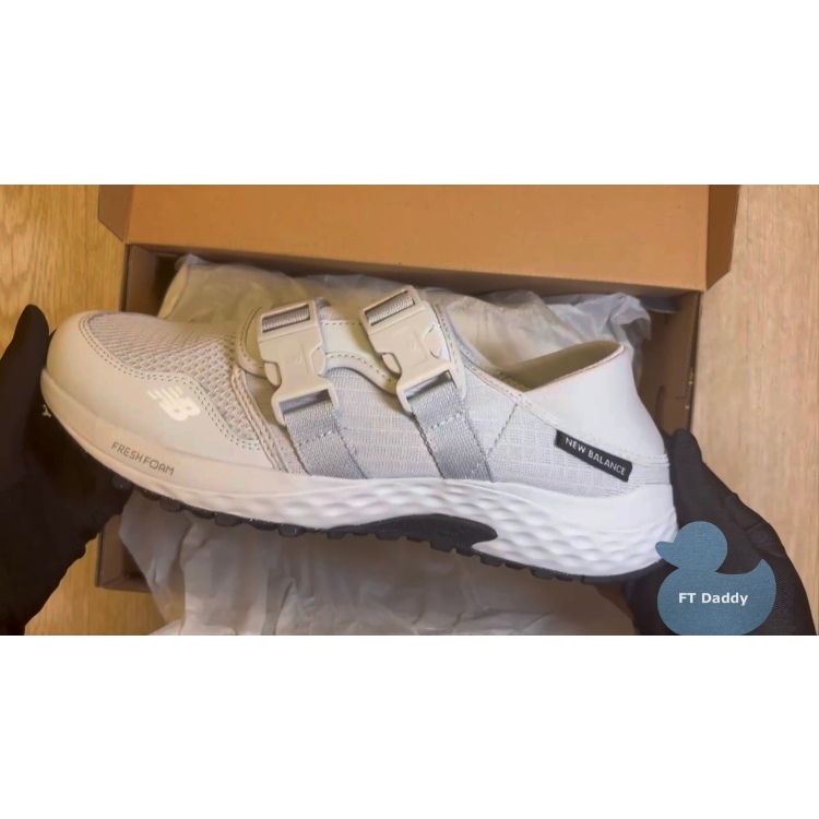 全新有鞋盒｜NB Fresh Foam Sandals UA700OW1-D 灰 尺寸美國男版10號=28公分