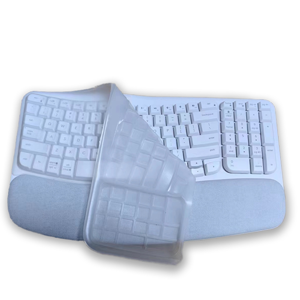 【Ezstick】Logitech 羅技 Wave Keys 專用 高級矽膠 鍵盤保護膜 鍵盤膜