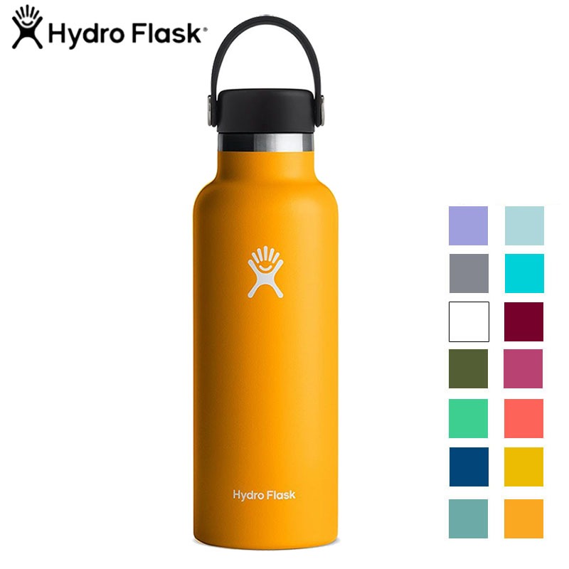【Hydro Flask】18oz/532ml 標準口真空保溫鋼瓶 HFS18SX 多色 保溫保冷 不鏽鋼保溫壺