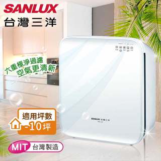 【台灣三洋SANLUX】高效迅速淨化空氣清淨機 E0019-M7
