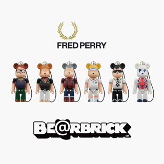 英國品牌Fred Perry bearbrick 70%吊飾 鑰匙圈 小熊