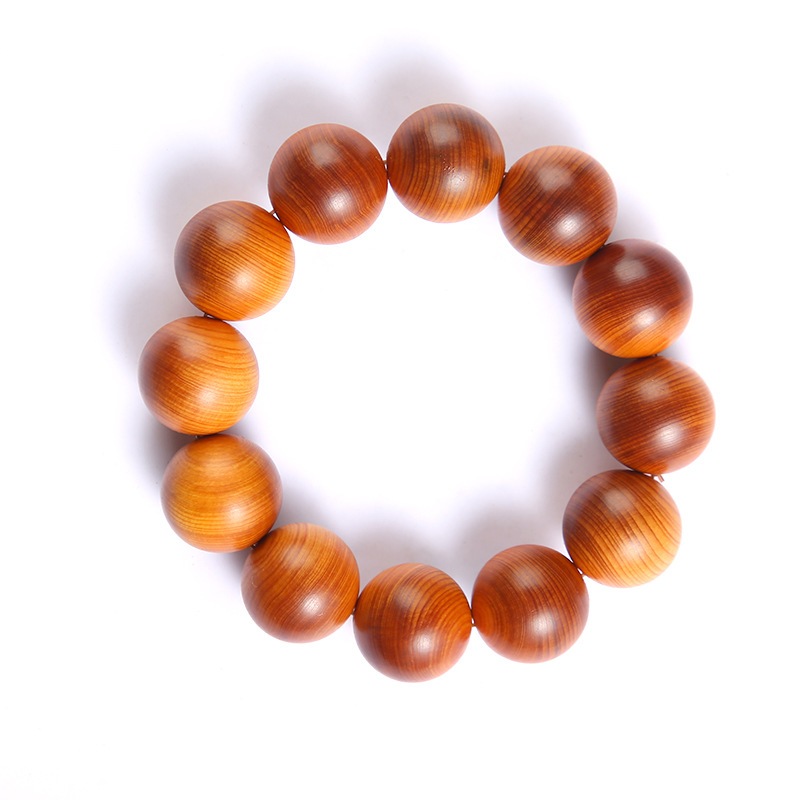 【最終2点】入手不可能！太行山・崖柏 陳化老料 高光天然木ブレスレット 18mm 最終2点】入手能！太行山・崖柏 陳化老料 高光天然木ブレスレット 18mm