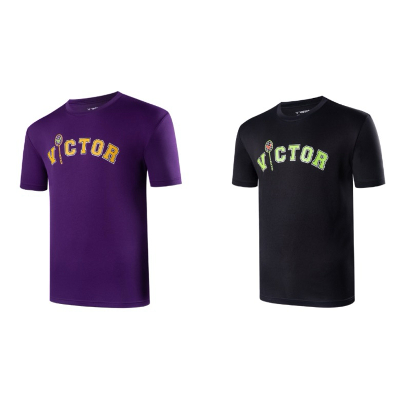 （羽球世家）勝利 弧形 VICTOR T-Shirt 中性款 T-2403 羽球 中性款 羽球衣 羽球服飾