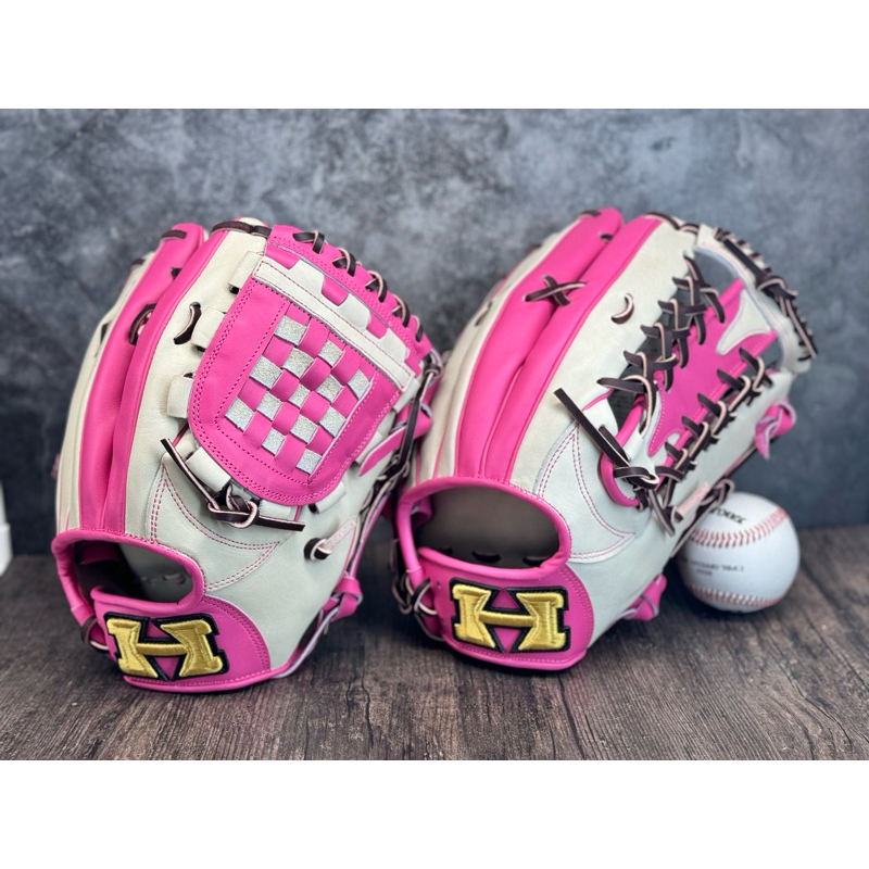 Hi-GOLD 日本品牌 內野、外野 粉色系 棒球 壘球手套