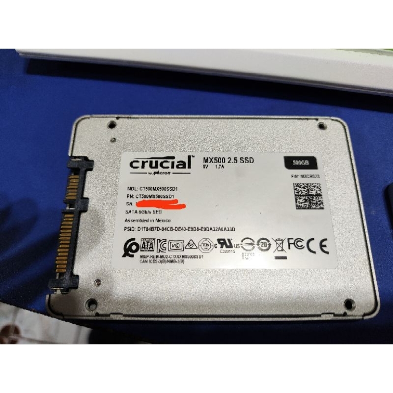 changken小舖~mx500 500g SATA SSD