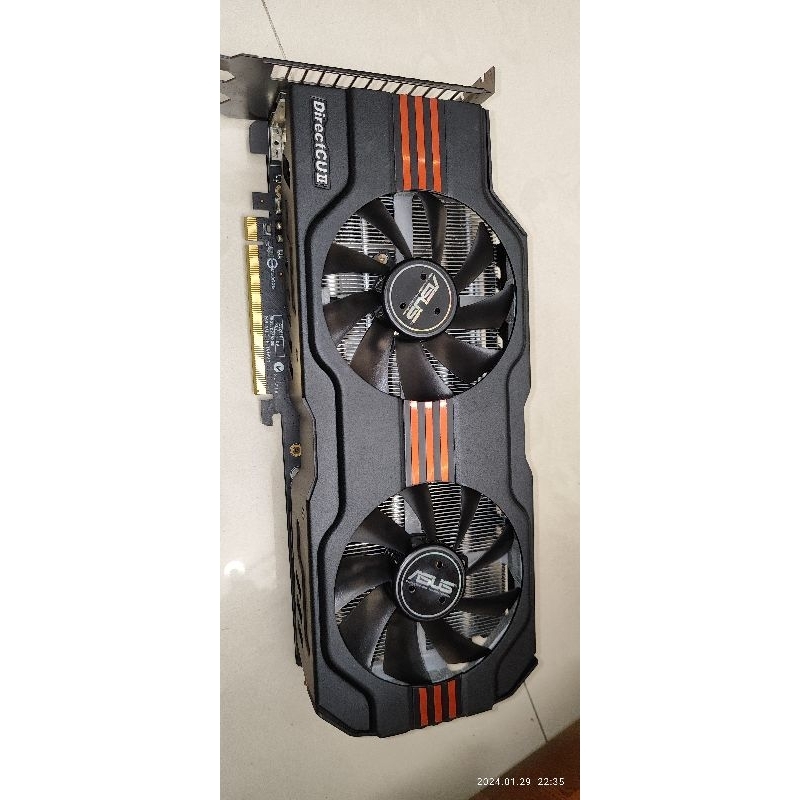 零件機 華碩 gtx-580 gtx 580 1.5g信仰 古董 收藏品 外觀漂亮 DirectCU II OC