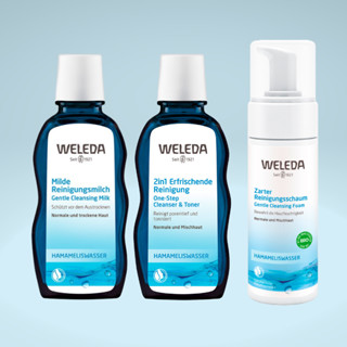 現貨💎德國原廠版 Weleda 薇蕾德 金縷梅 溫和淨膚卸洗乳100ML/清新2合1卸妝液100ML/潔面泡沫150ML