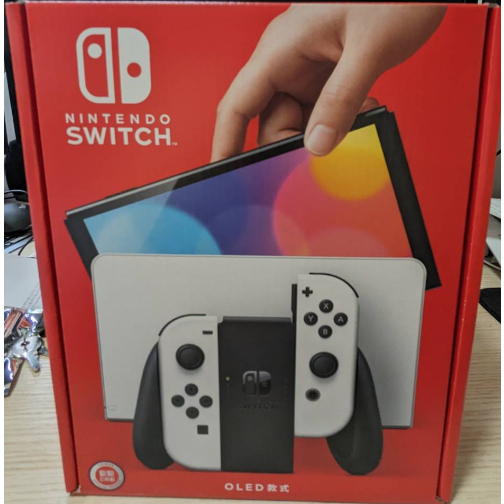 【 尾牙抽中】 NS Switch 新版 主機 OLED 純白 台灣公司貨 一年保固 桃北北面