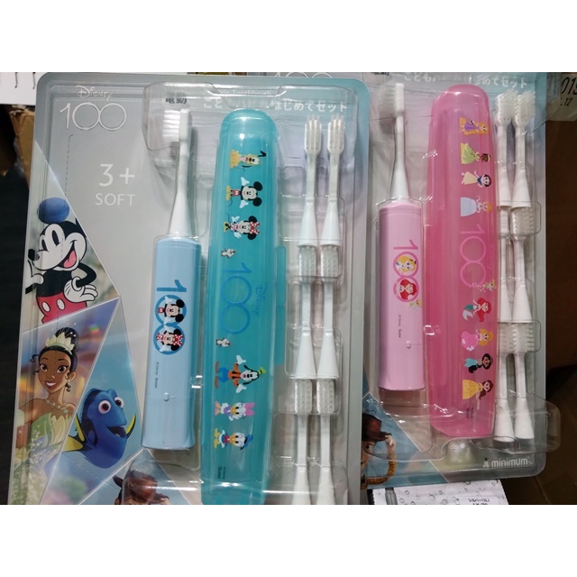 💖啾2💖日本 好市多 costco 限量 現貨 HAPICA 兒童 電動牙刷 附刷頭迪士尼 100週年 限量聯名款 米妮