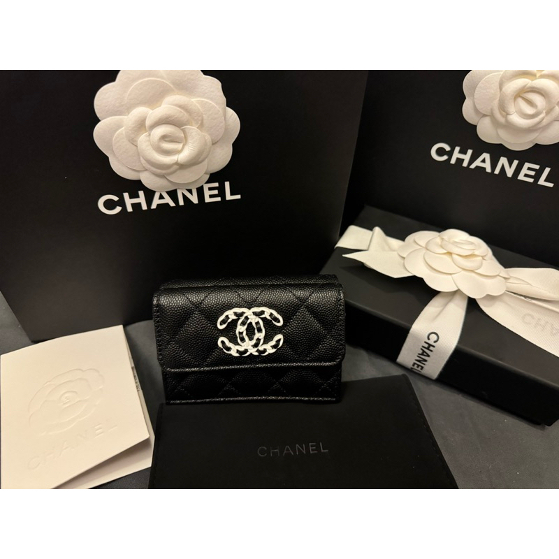 Chanel 24C mini三折短夾