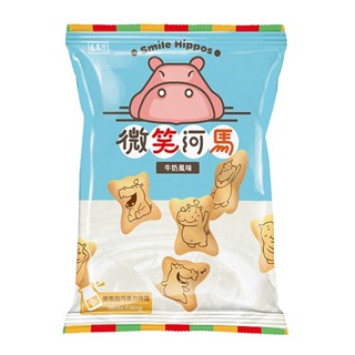 盛香珍微笑河馬餅牛奶風味60g*2包