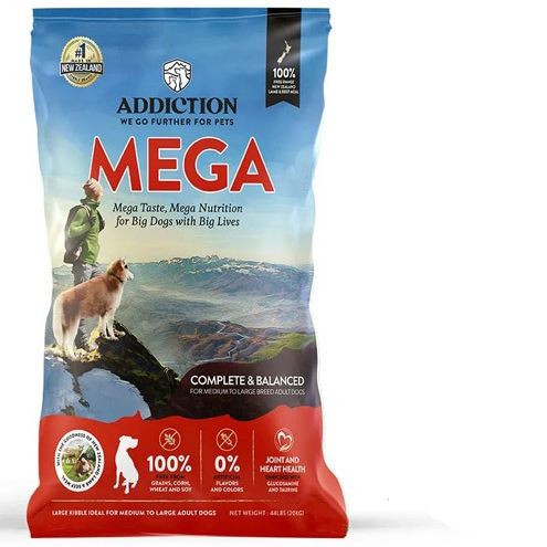 紐西蘭ADDICTION自然癮食 大型犬專用飼料 【20KG】狗飼料