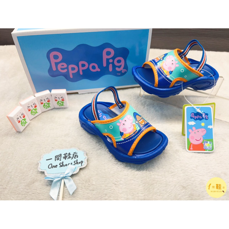 【One Shoes Shop】🐷佩佩豬拖鞋🐷正版授權💯粉紅豬小妹💓喬治Peppa pig🌸有繩 佩佩豬拖鞋💗