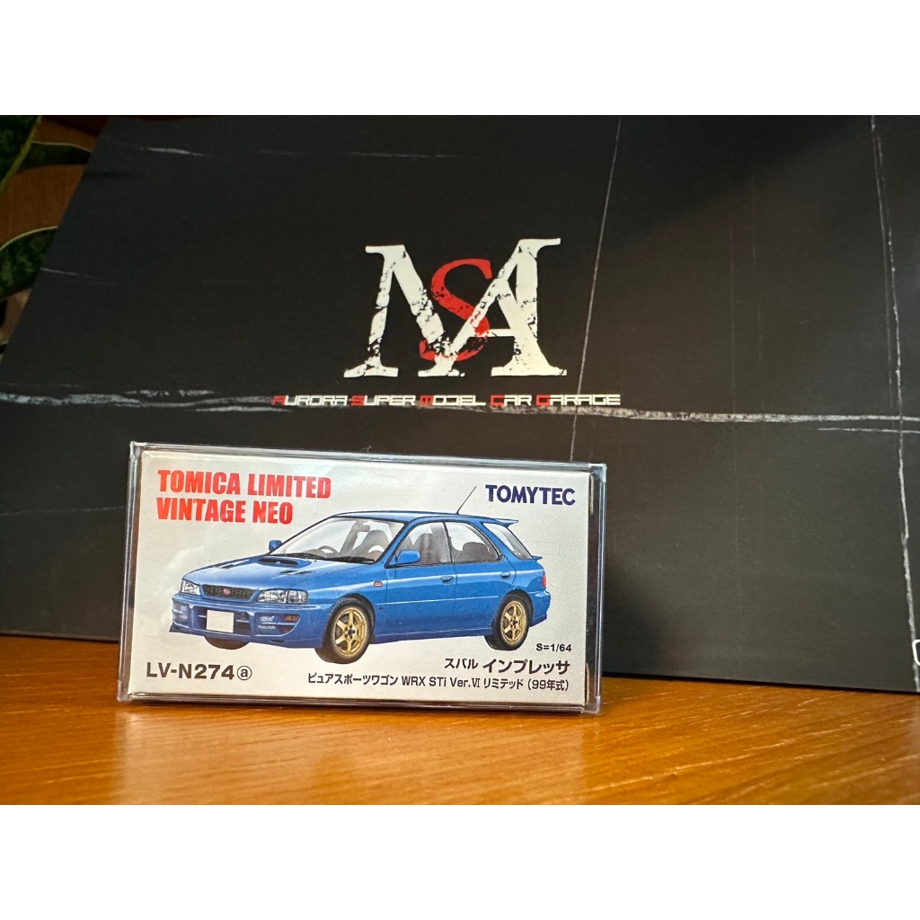 TOMYTEC LV-N274a SUBARU IMPREZA Pure Sports Wagon WRX STi 藍