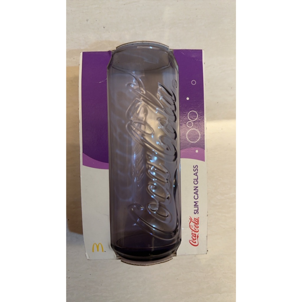麥當勞可口可樂玻璃杯 紫色