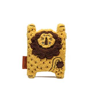 ★黑貓株式會社★ 現貨 文創小物 獅子 動物造型 化妝包 收納袋 旅行 療癒小物