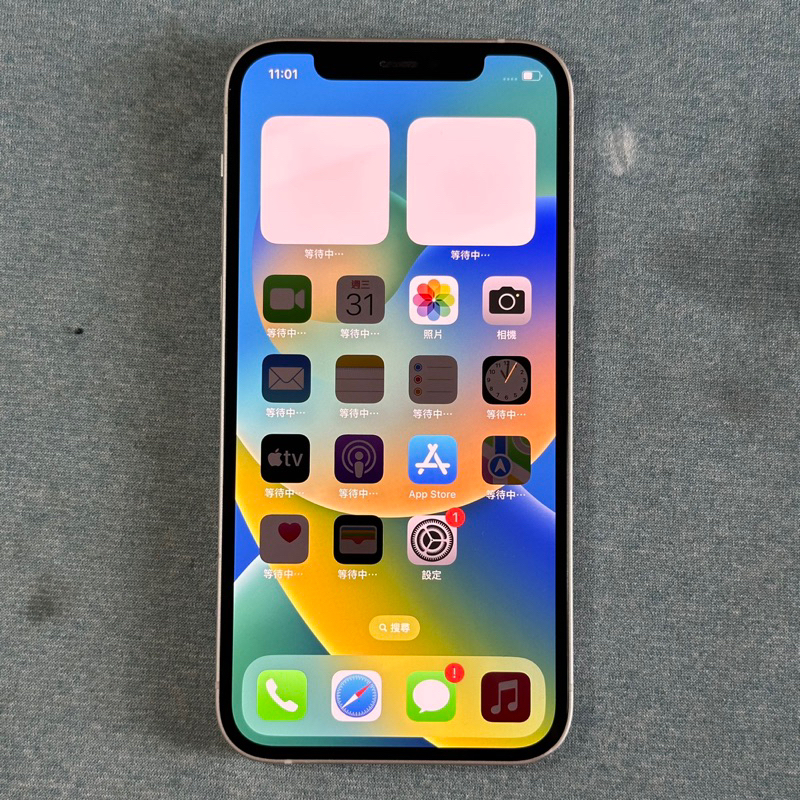 iPhone 12 128G 白 功能正常 二手 i12 IPhone12 6.1吋 apple 蘋果 台中