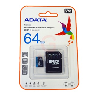 【GOMINI】ADATA 威剛 64G U1 C10 記憶卡 Micro sd 紫卡 附轉卡 附發票