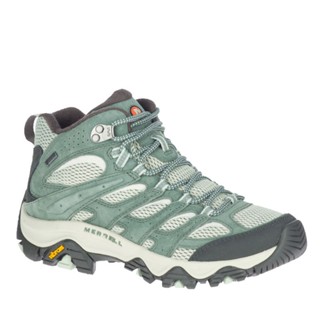 【MERRELL 美國】女 MOAB 3 MID GORE-TEX 健行運動鞋 薄荷綠 中筒登山鞋 ML036304