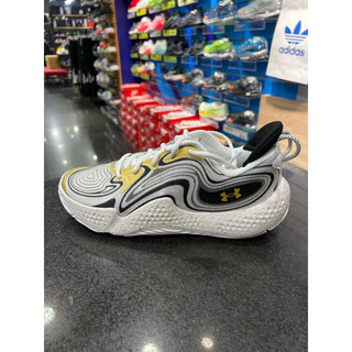 UNDER ARMOUR SPAWN 6 男款 正常楦 籃球鞋 3027263-300 灰黑黃