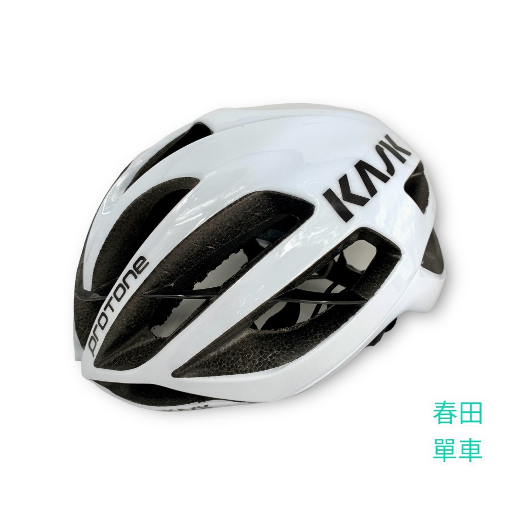 【春田單車】kask protone 自行車 直排輪 安全帽 頭盔 車帽 亮光白M