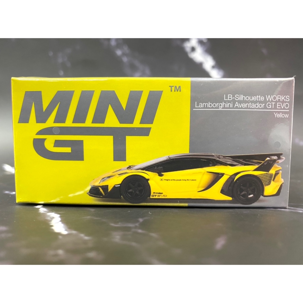 玩具偉富 現貨 MINI GT 639 LBWK 藍寶堅尼 Aventador GT EVO 黃