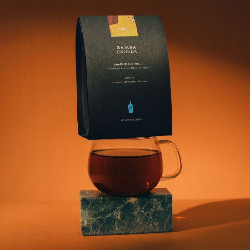 [藍瓶咖啡豆] 預購美國加州8 oz黑色款-衣索比亞2024年04月-淺中度烘焙豆Blue Bottle coffe