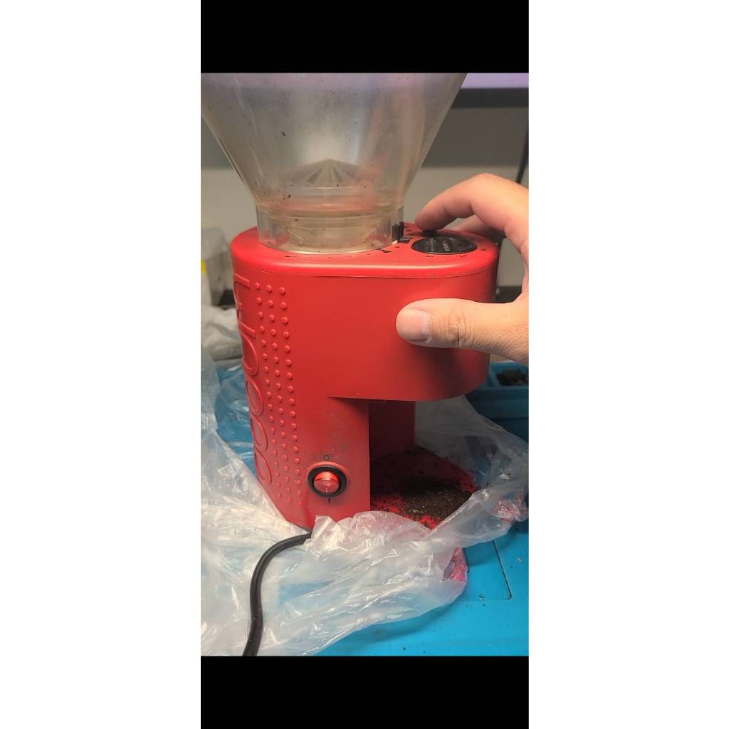 Bodum 咖啡豆 多段式 磨豆機  coffee grinder 外體開關脫落 維修 380元 幫您換新開關