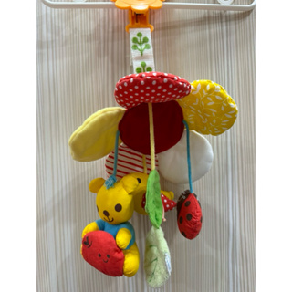 （二手）康貝 Combi From Mama抱抱熊吊掛式汽座推車玩具 嬰兒車玩具 車掛 床掛 寶寶安撫玩具