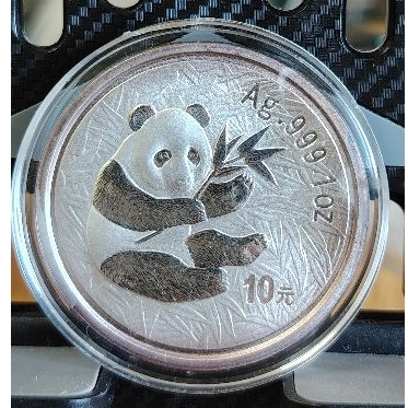 X205--2000年熊貓十元銀幣