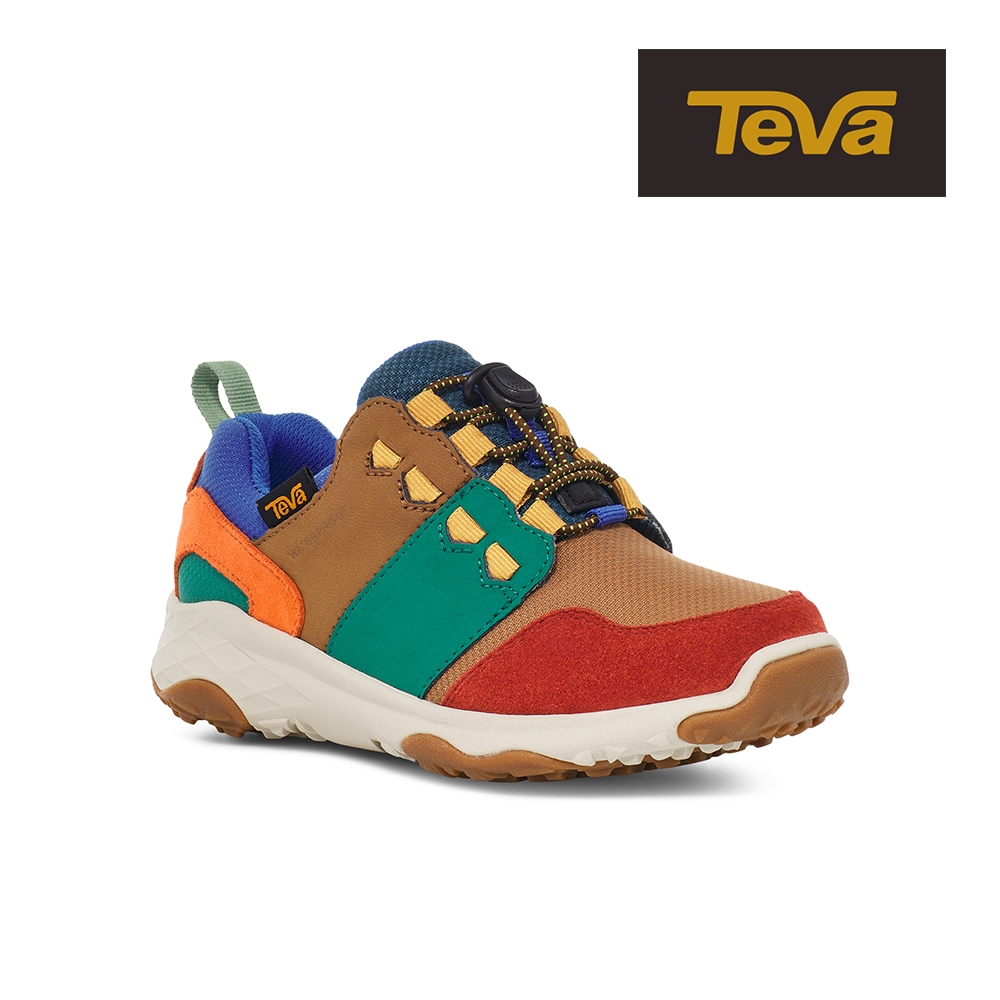 【TEVA】中大童健行鞋 低筒防潑水戶外登山鞋/休閒鞋/運動鞋-Canyonview RP 多彩(原廠)
